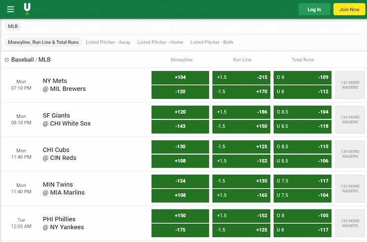 Unibet AZ Desktop Experience