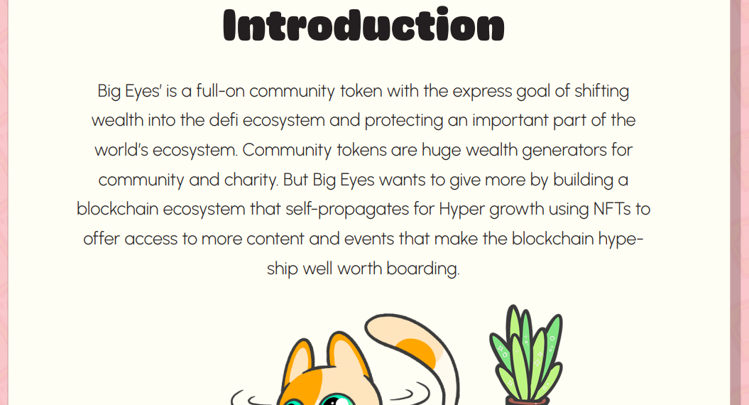Big Eyes coin whitepaper