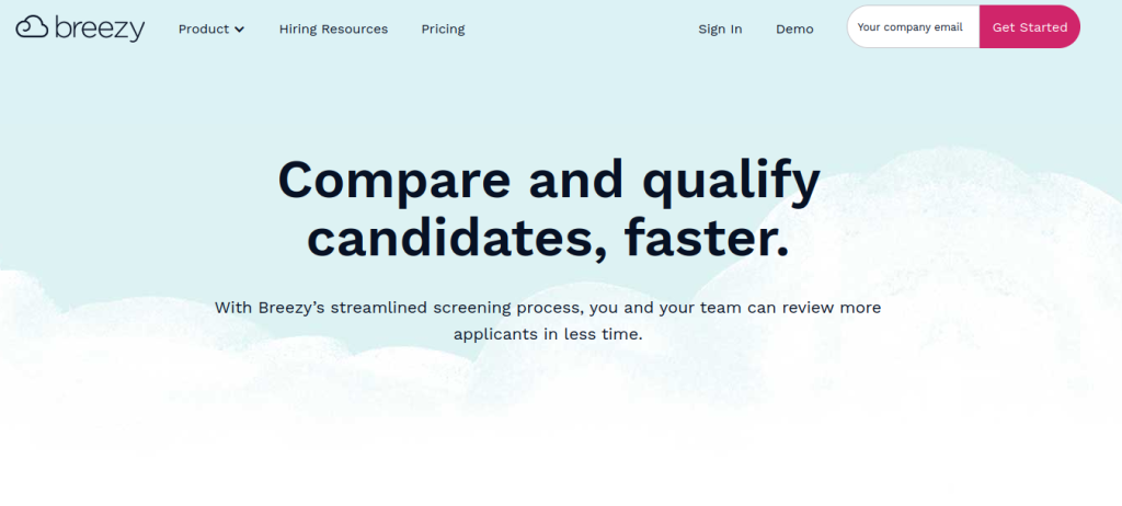 breezy applicant tracking platform