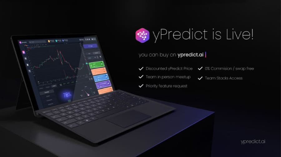 Trained on millions of data points, yPredict’s AI-based tools predict the future of your favorite crypto at any given moment.