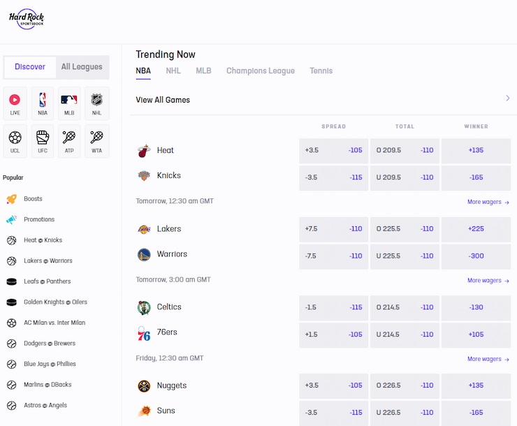 Hard Rock Indiana Online Sports Betting