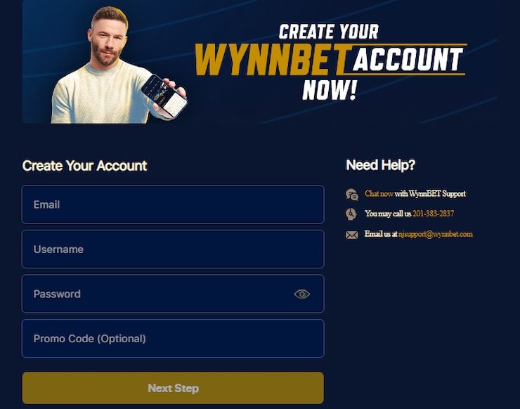 WynnBET NY Sportsbook Create Account