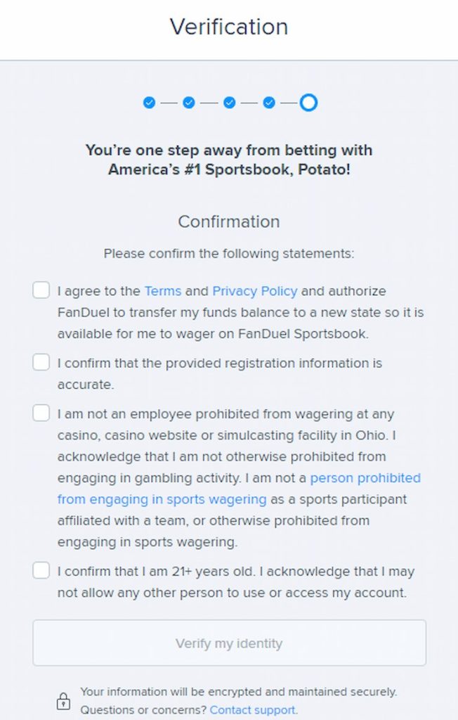 FanDuel Indiana Betting Terms and Conditions