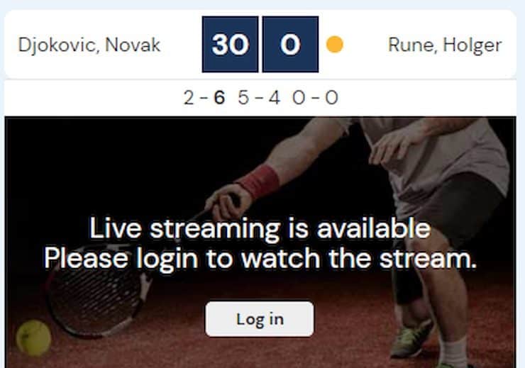 BetRivers AZ Live Tennis