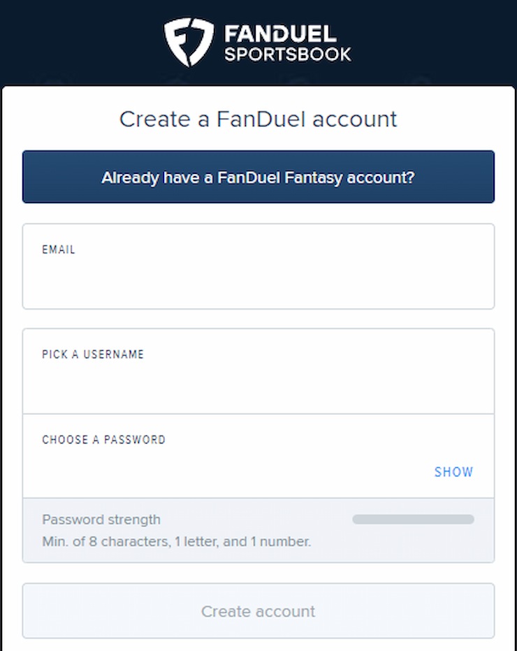 FanDuel IN Sports Betting Login Information
