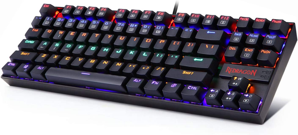 Redragon K552 — LED-Illuminated Mechanical Keyboard for Intense Gaming