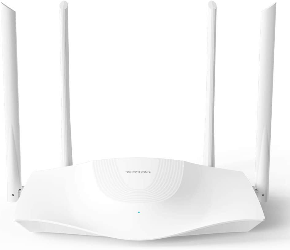 Tenda Wi-Fi 6 Router AX1800 Smart Wi-Fi Router (RX3) — Affordable Mesh System with Advanced Security 