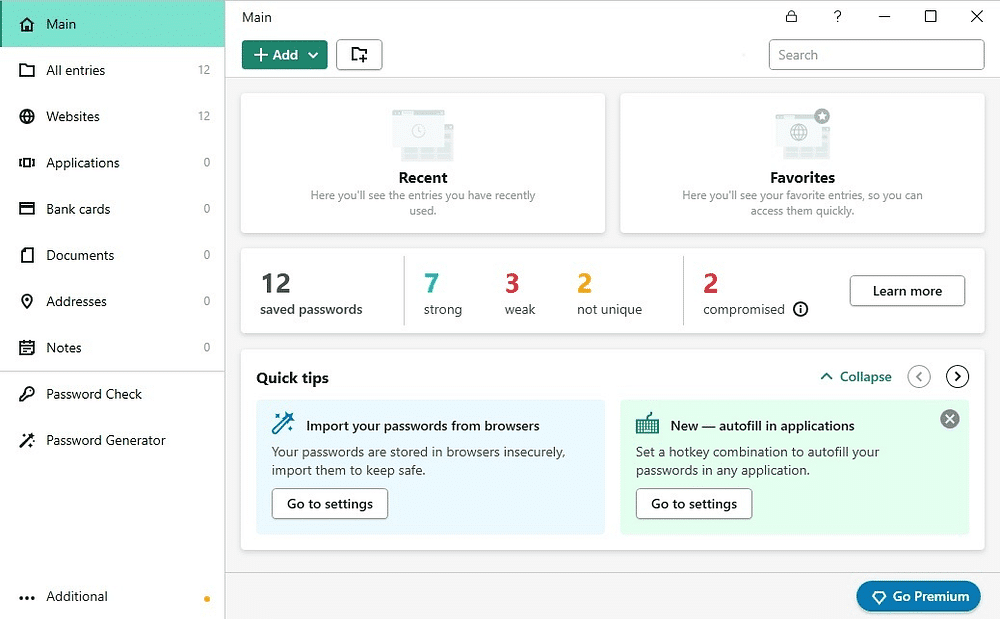kaspersky best free password manager India