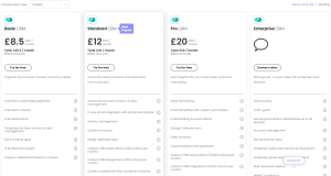 monday CRM pricing