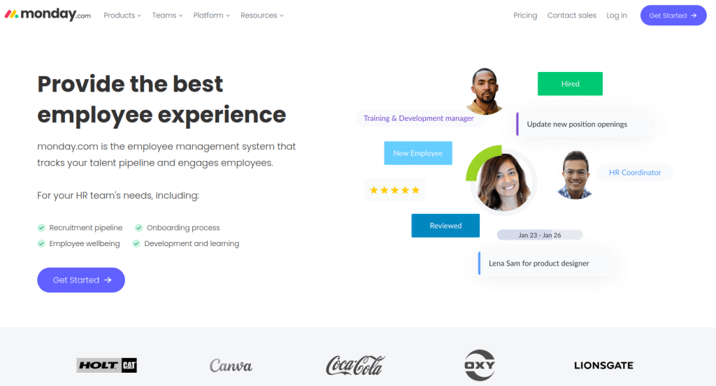 mondaycom employee management system