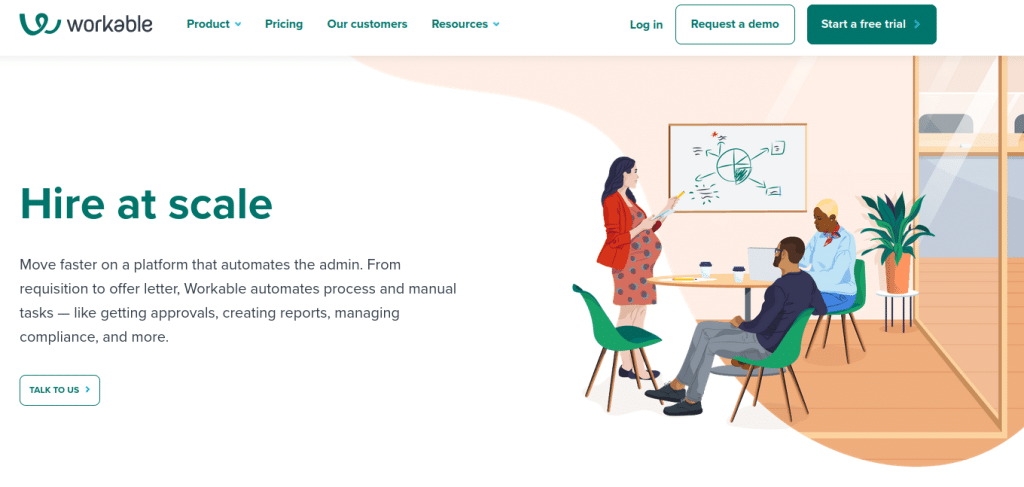 workable applicant tracking system
