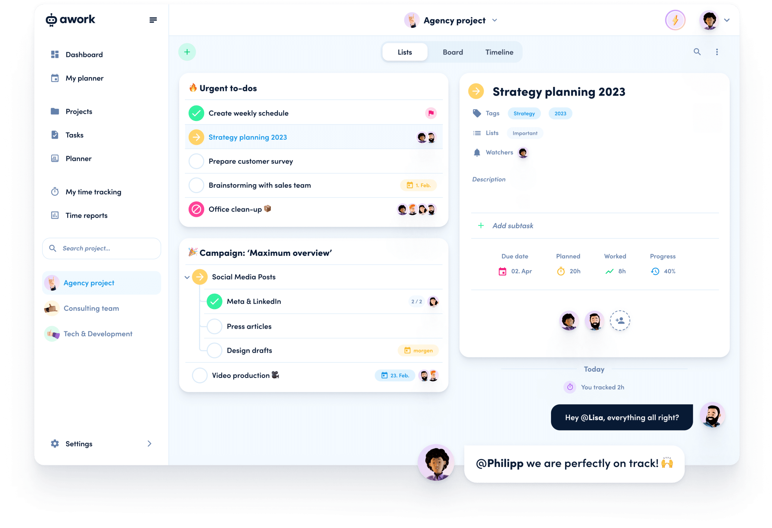 Awork Project Management