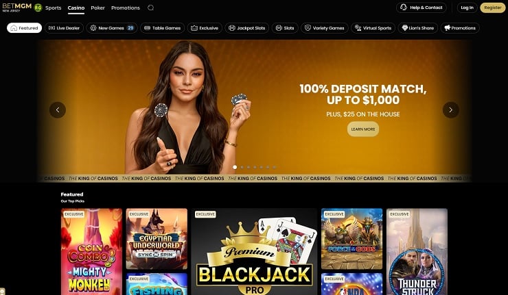 BetMGM Online Casino Payout