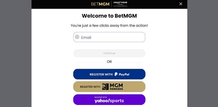 BetMGM Sign Up