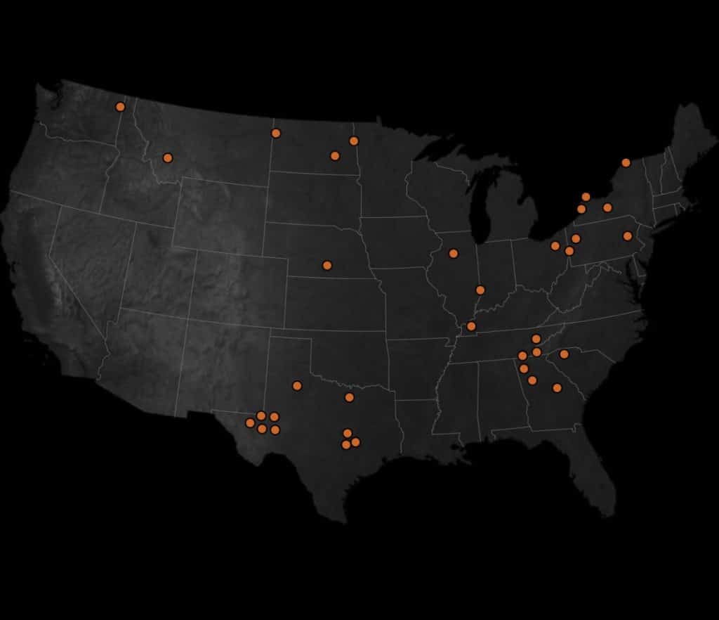 U.S. Bitcoin Mining Farms