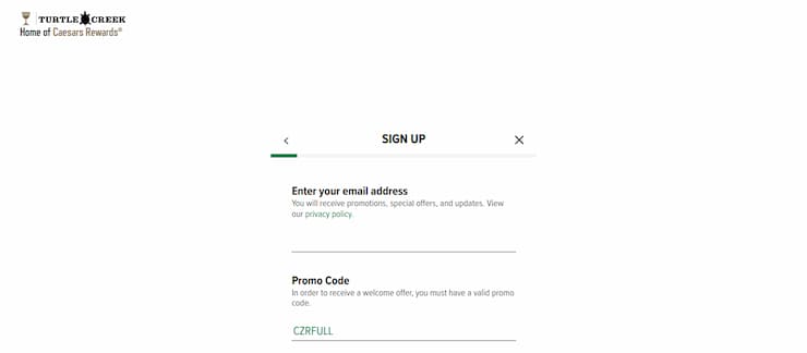 Caesars Michigan Sportsbook Registration Form