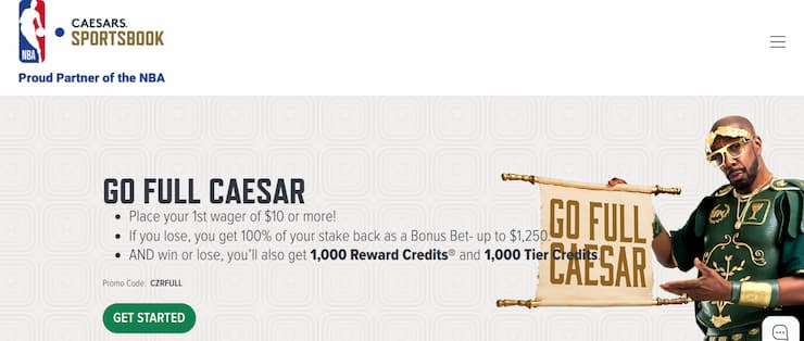 Caesars Michigan Sportsbook Welcome Bonus