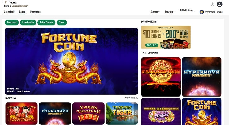 Caesars PA Online Casino