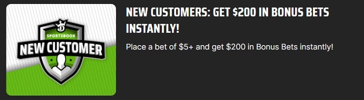 DraftKings Colorado Sportsbook Welcome Bonus $200 Bonus Bets