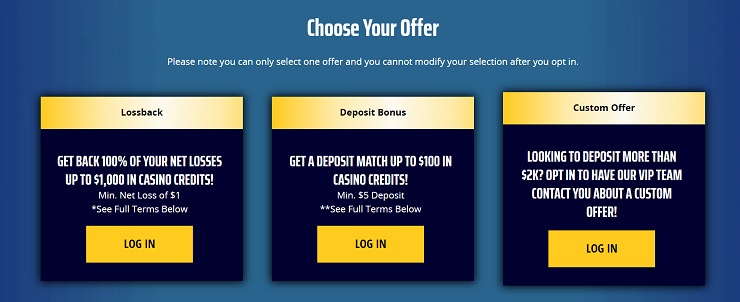 DraftKings Casino Connecticut Choose Your Offer