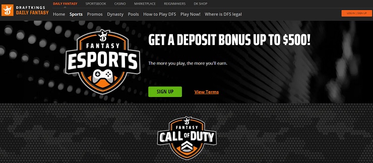 DraftKings DFS Maine Online Gambling Site