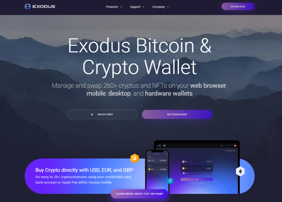 Exodus is among the leading and most comprehensive crypto wallets on the market.