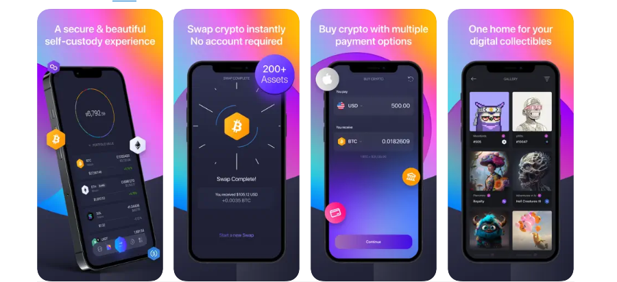 Exodus Wallet is ranked 4.6 out of 5 on the App Store and is available for iPhone and iPad users 