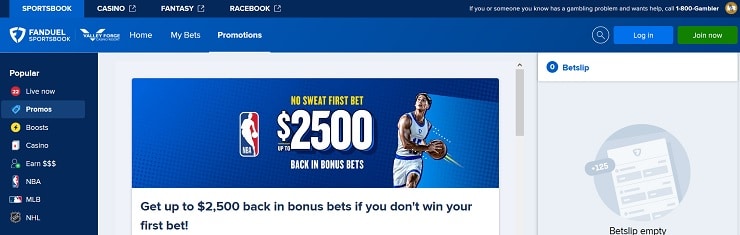 FanDuel PA Sportsbook Welcome Bonus