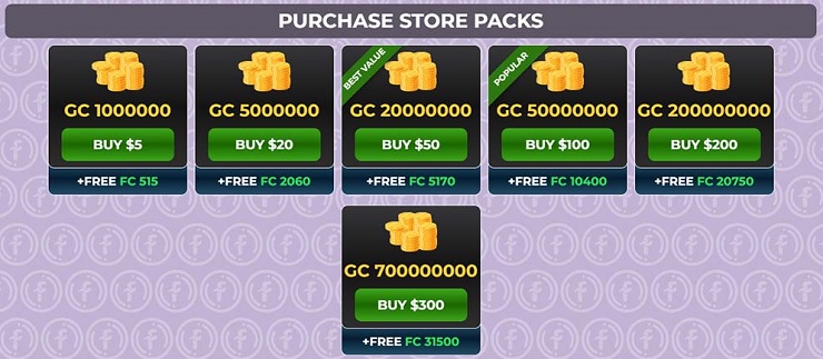 Fortune Coins Store