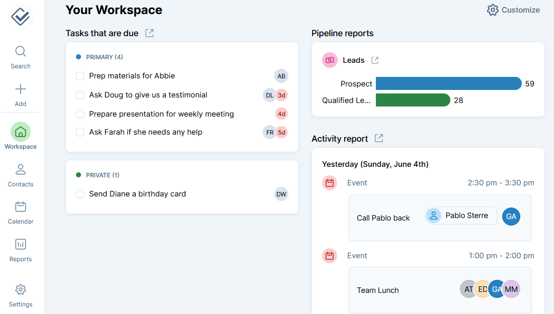 best crm for small business