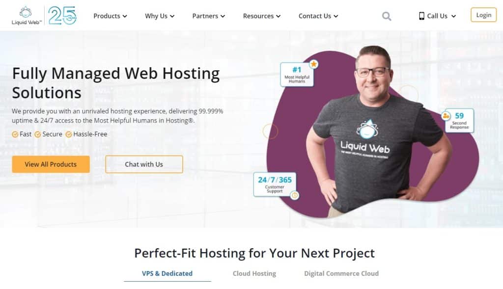 Liquid Web hosting