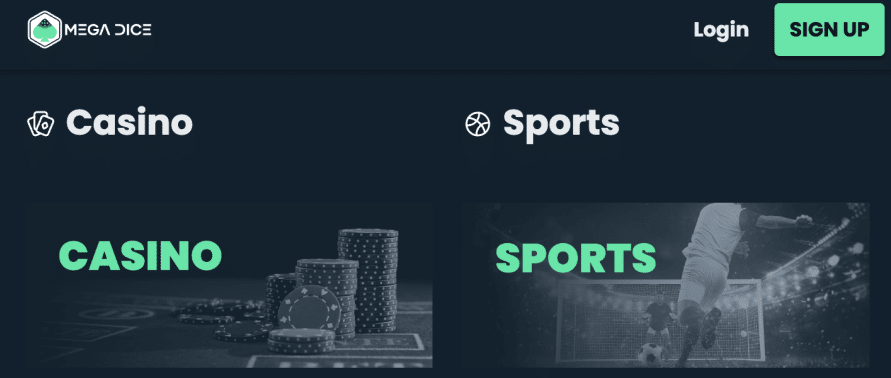 Mega Dice Gambling Site