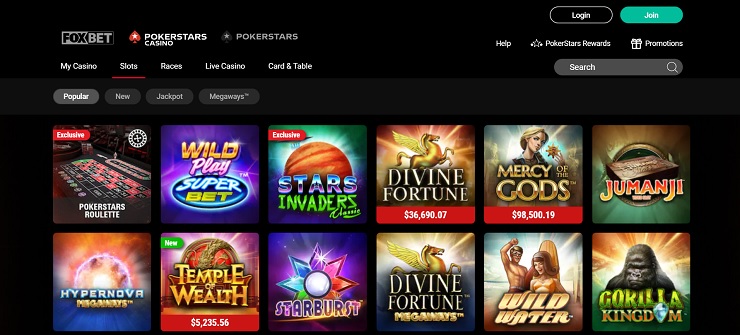 PokerStars Online Casino Payout