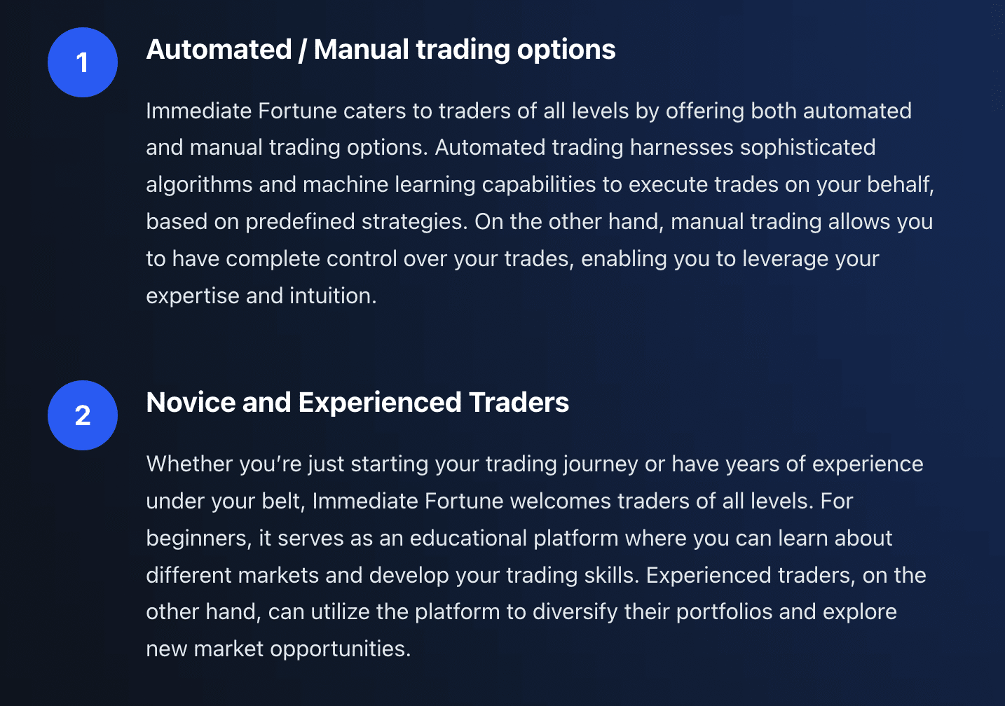 Immediate Fortune review 