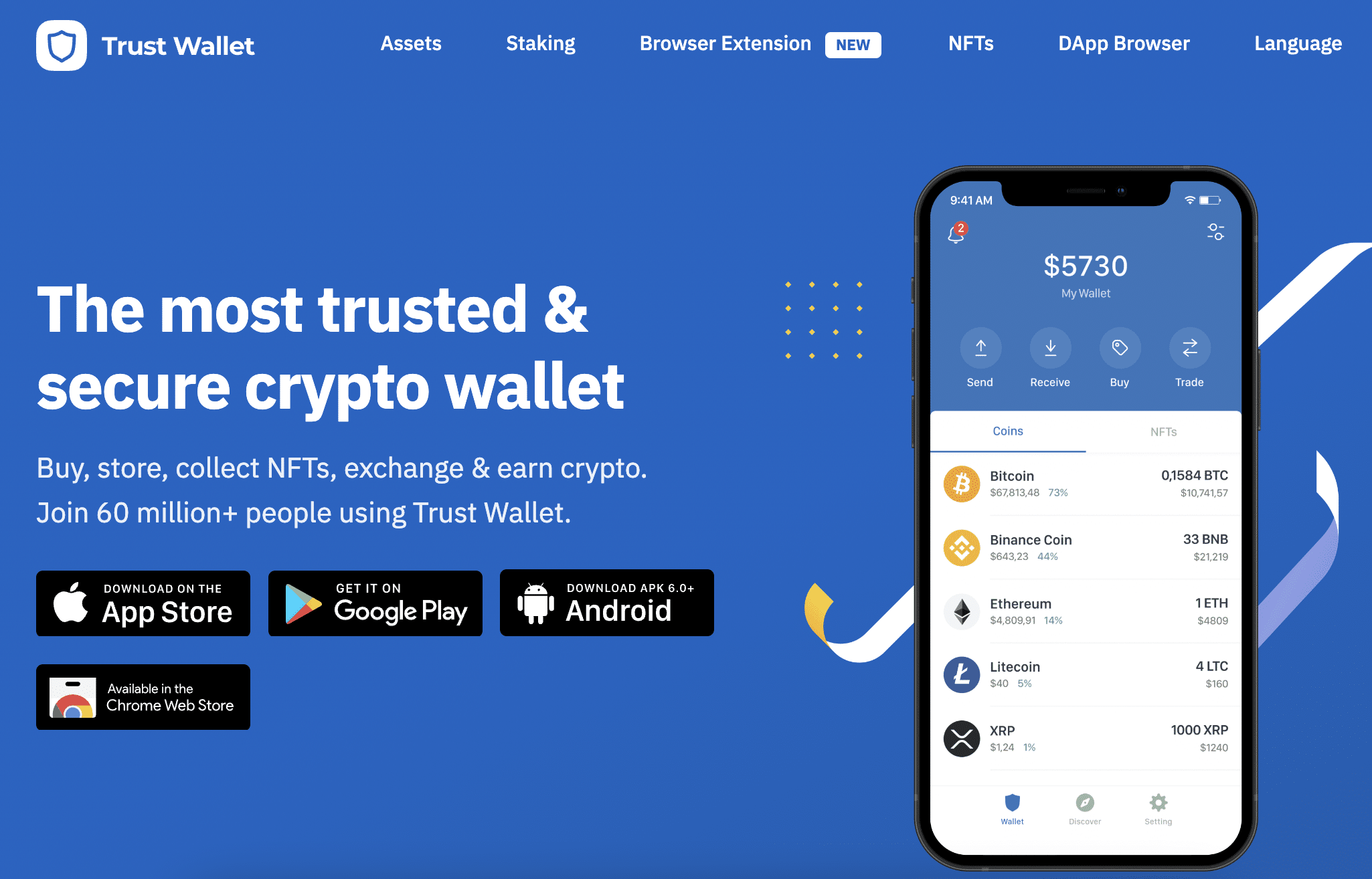 buy crypto trust wallet