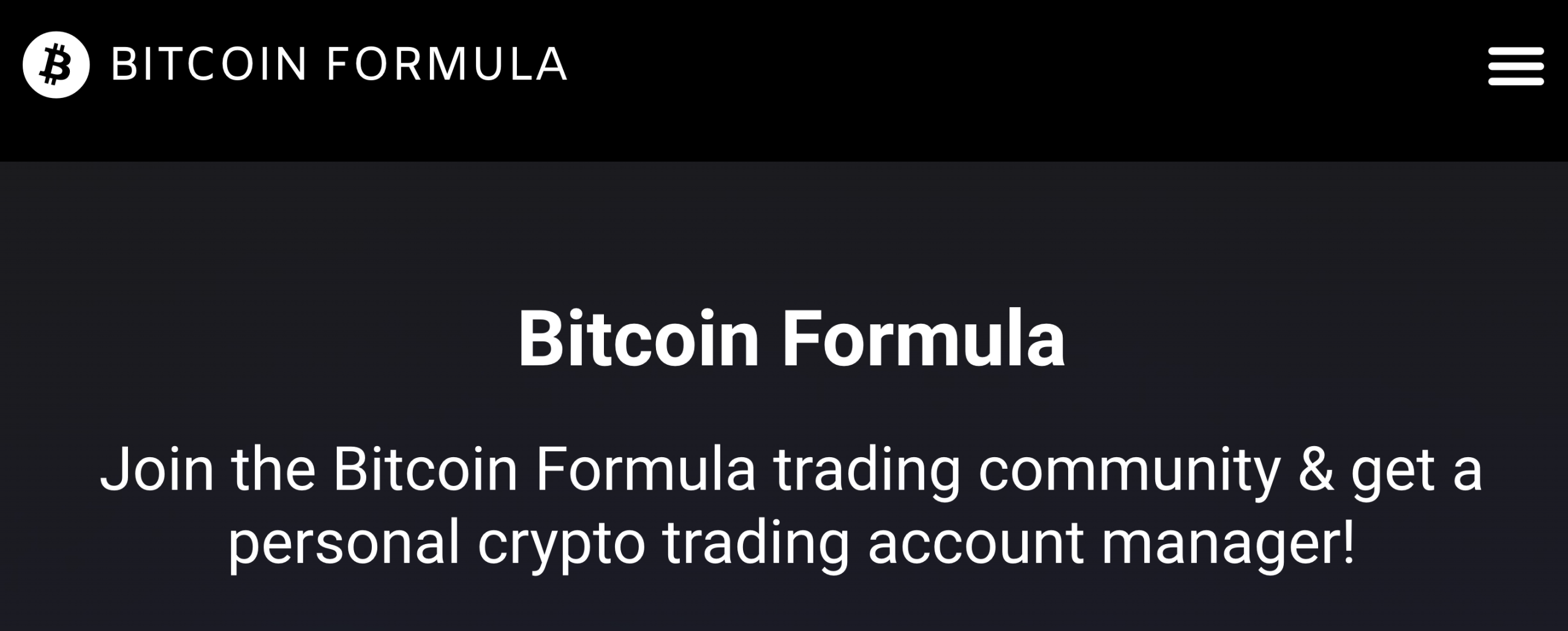 Bitcoin Formula
