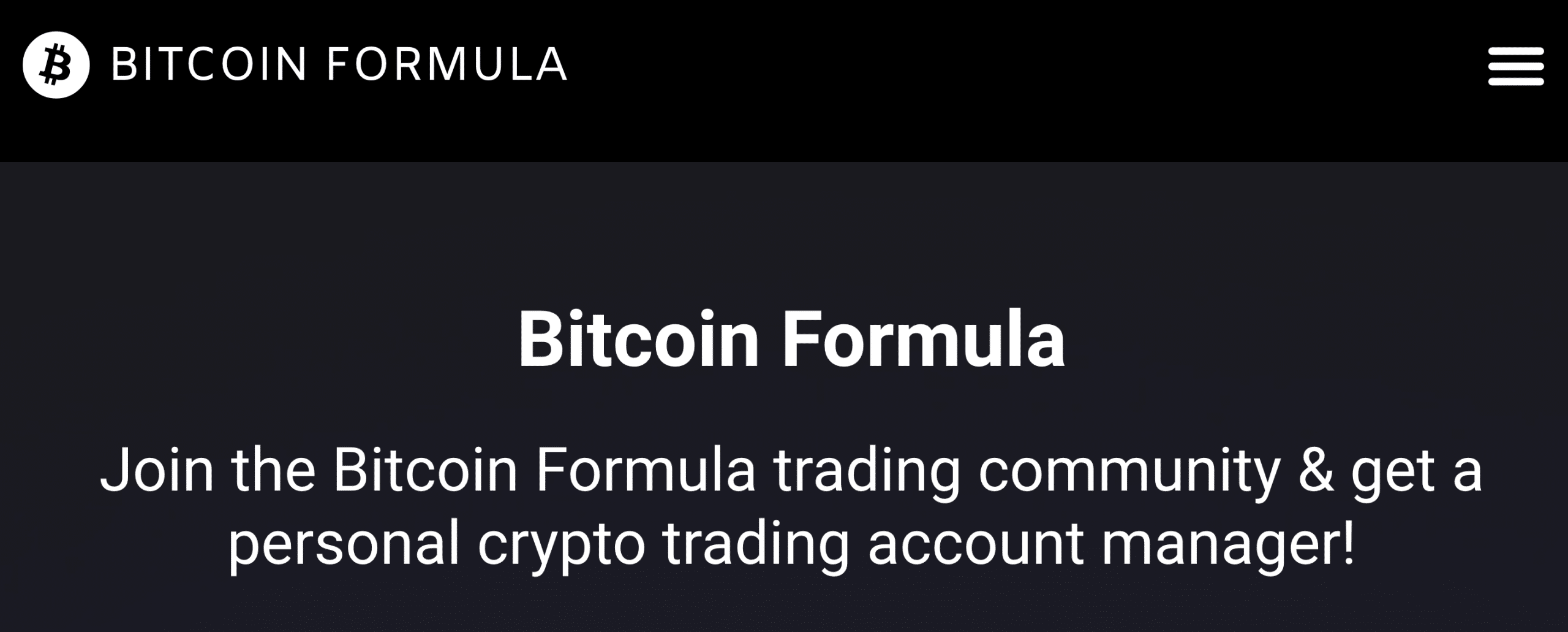 Bitcoin Formula
