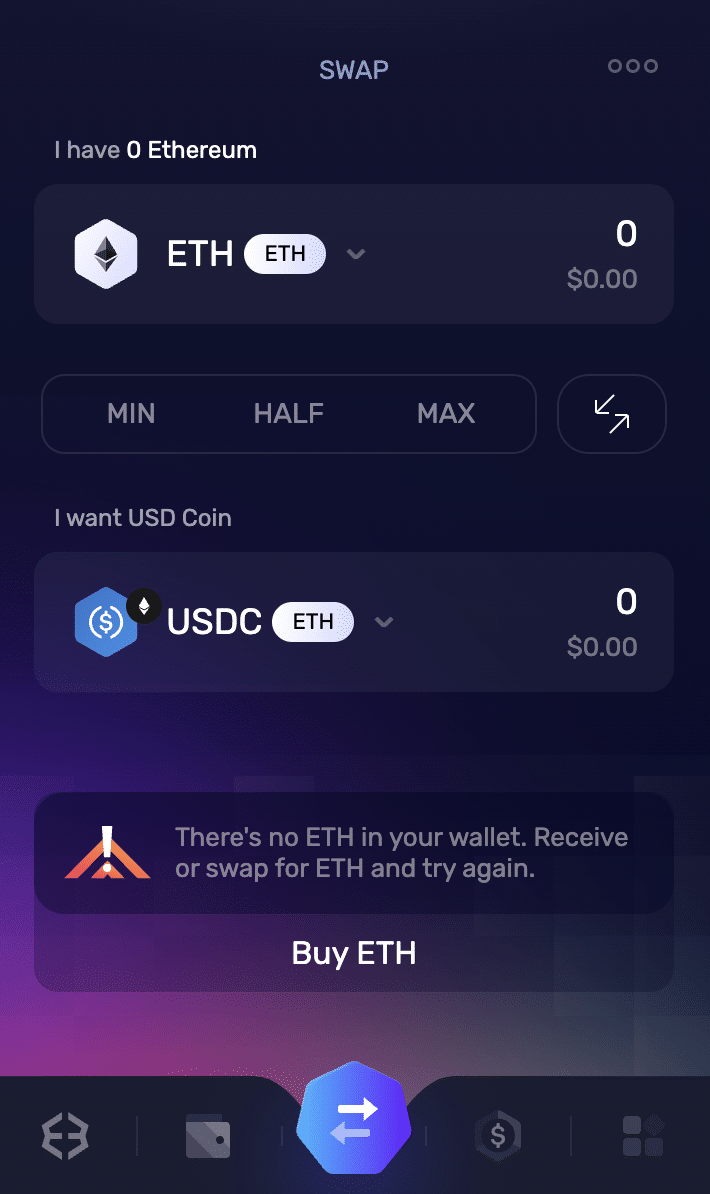 Exodus token swaps