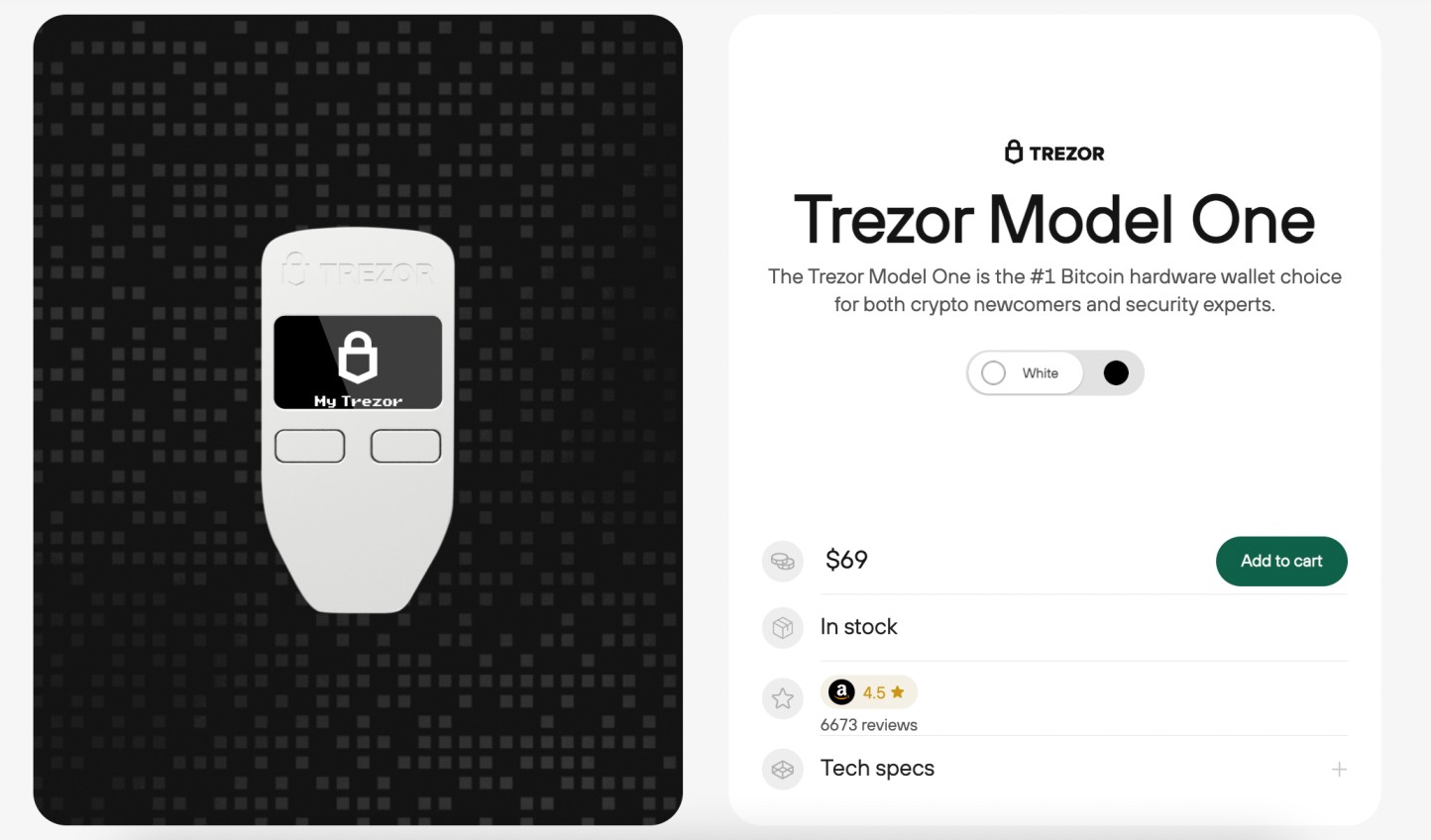 Trezor Model One review 