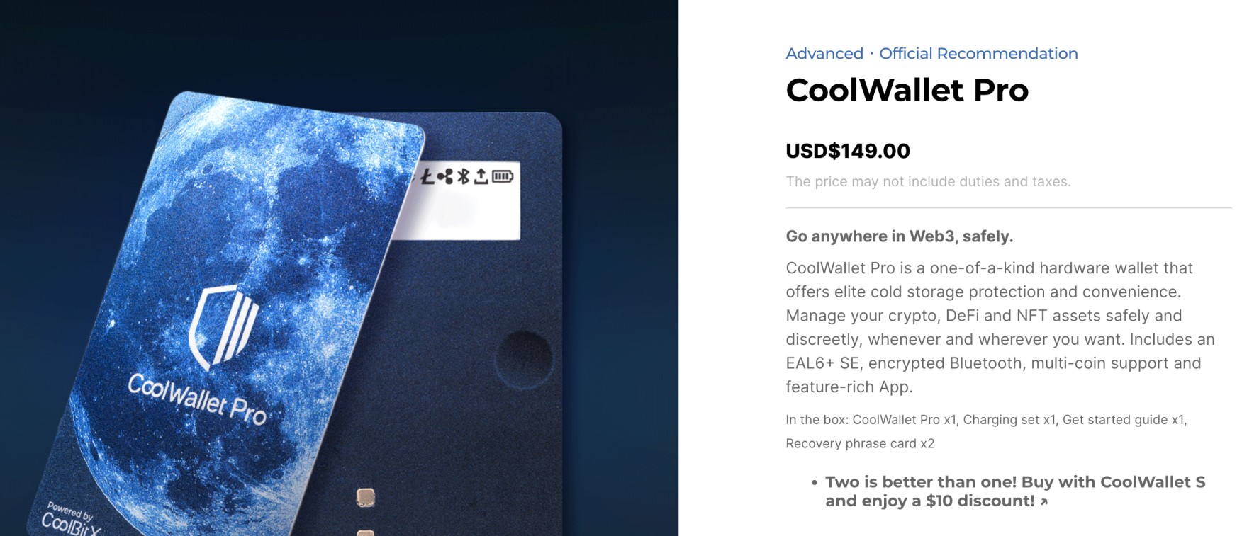 CoolWallet Pro review