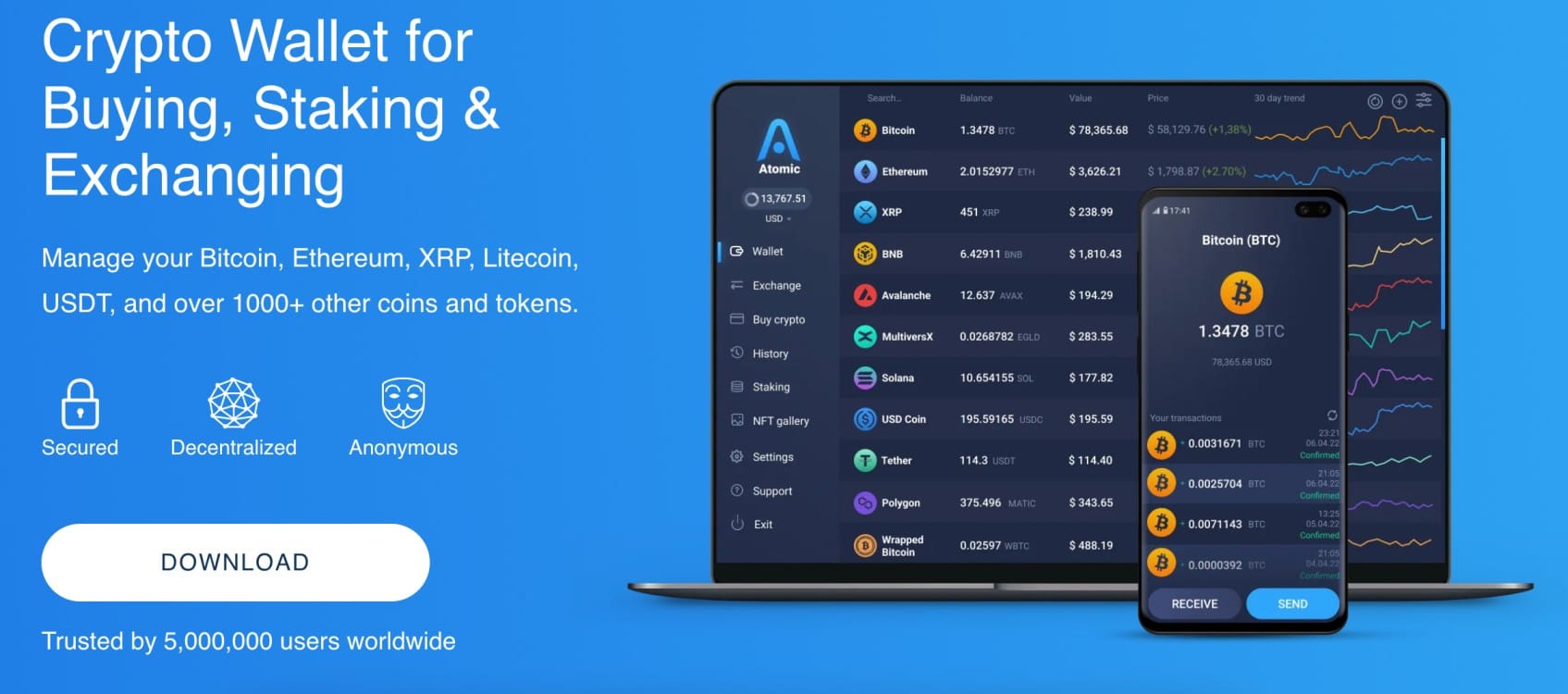 Atomic Wallet review 