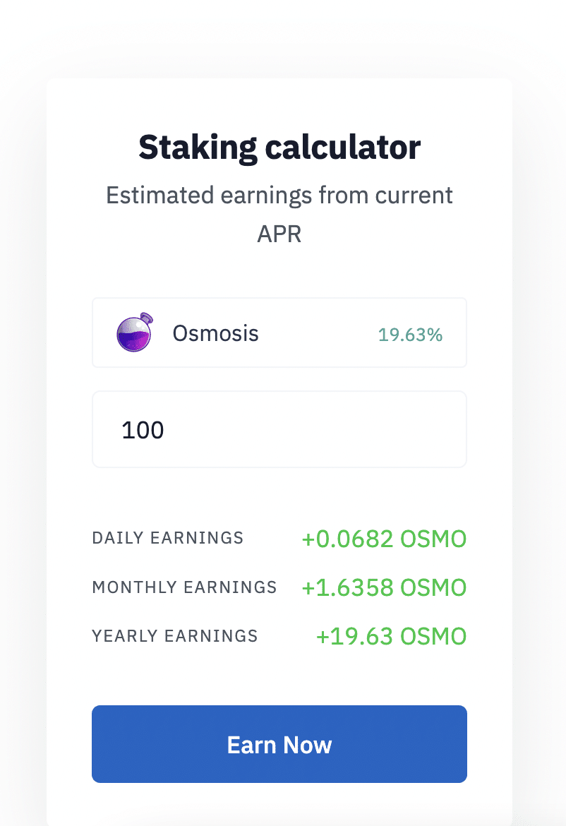 Trust Wallet staking