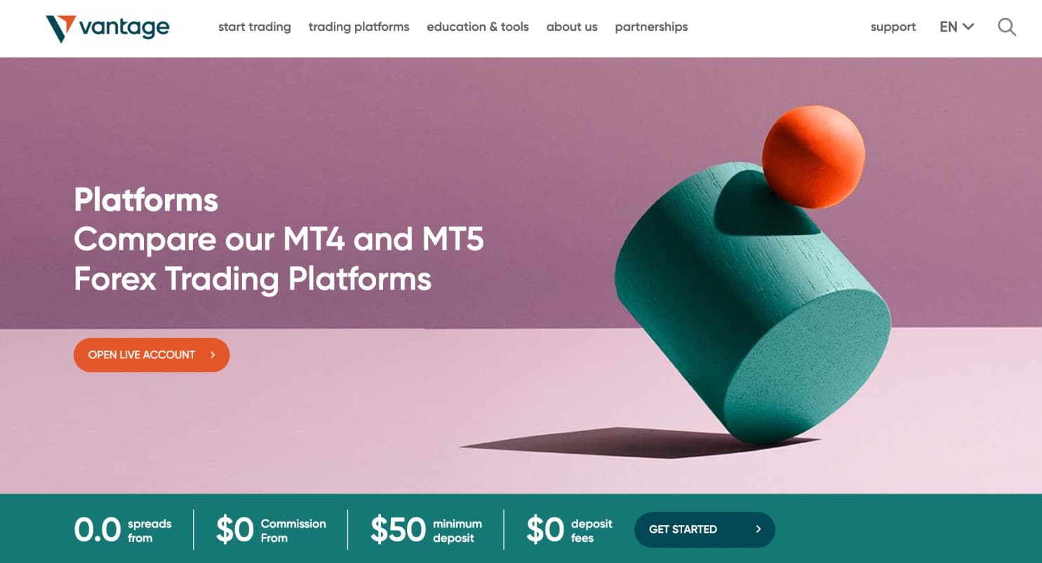 What Trading Platforms Does Vantage Markets Support?