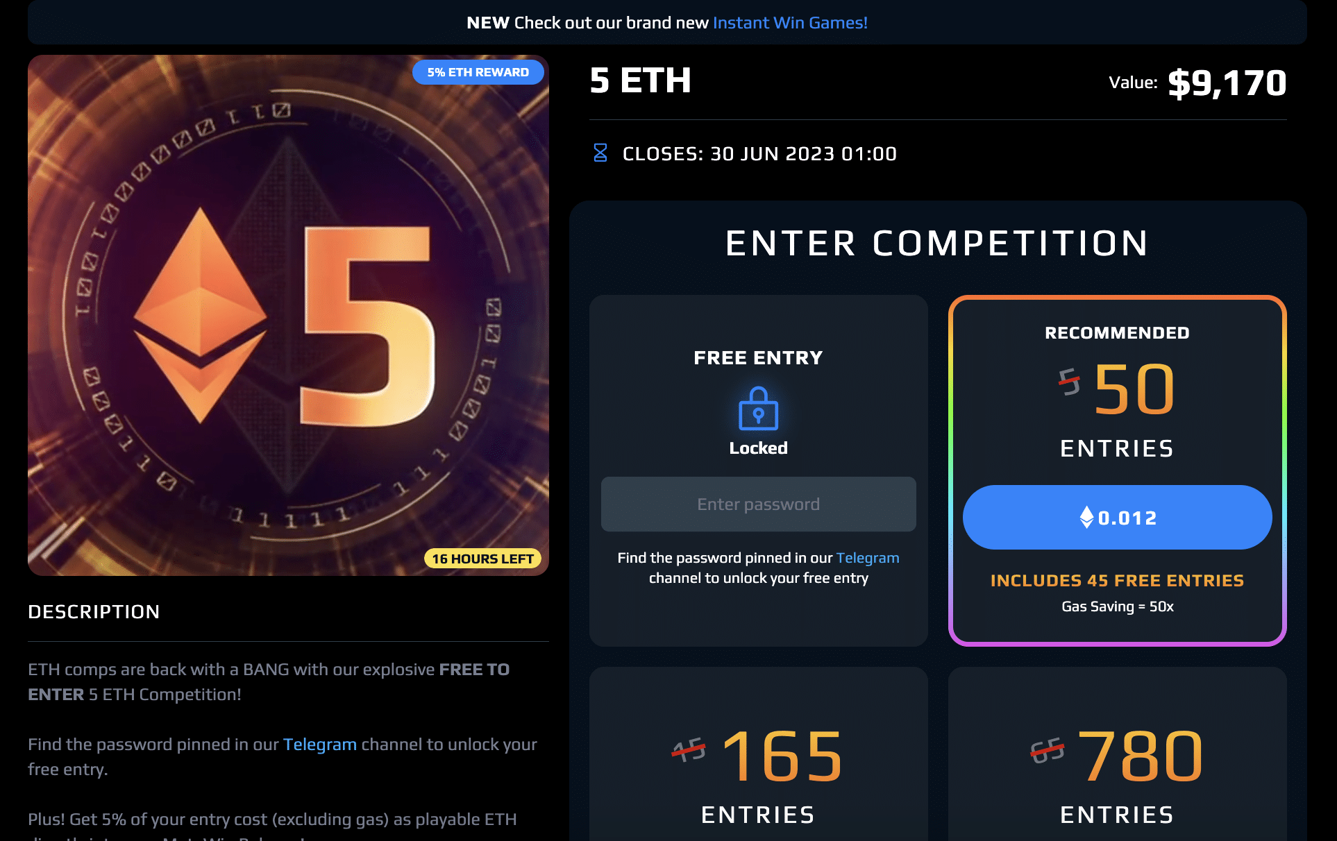 MetaWin competitions