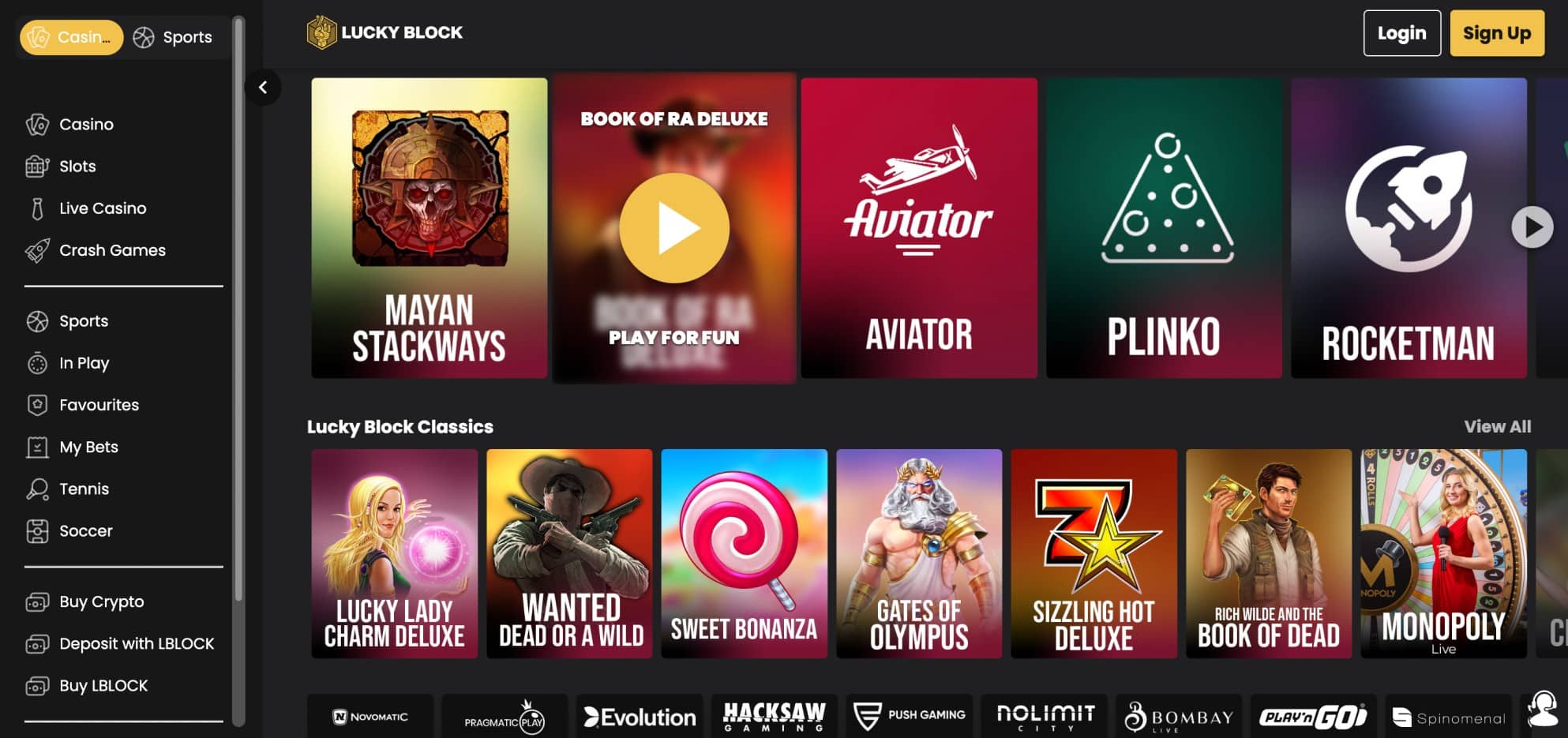 Lucky Block casino review 