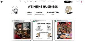 Wall Street Memes homepage