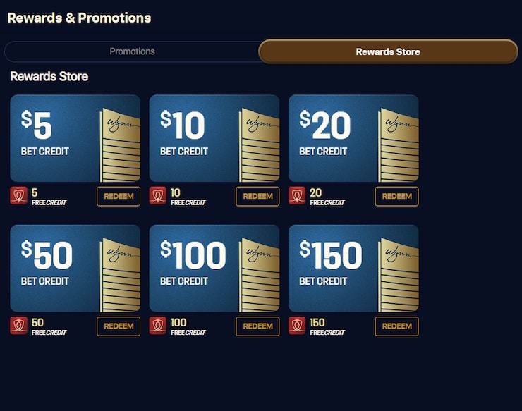 WynnBET AZ loyalty program