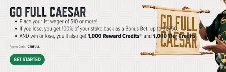 caesars welcome bonus