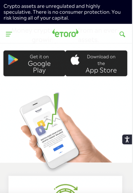 eToro app download