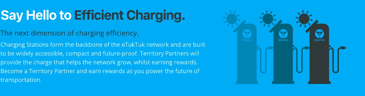 eTukTuk efficient charging